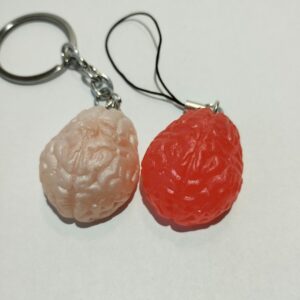 agy alakú kulcstartók piros és pink színben