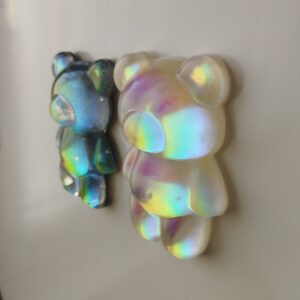 Színjátszós maci hűtőmágnes