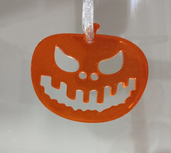 halloween tök epoxygyanta medál