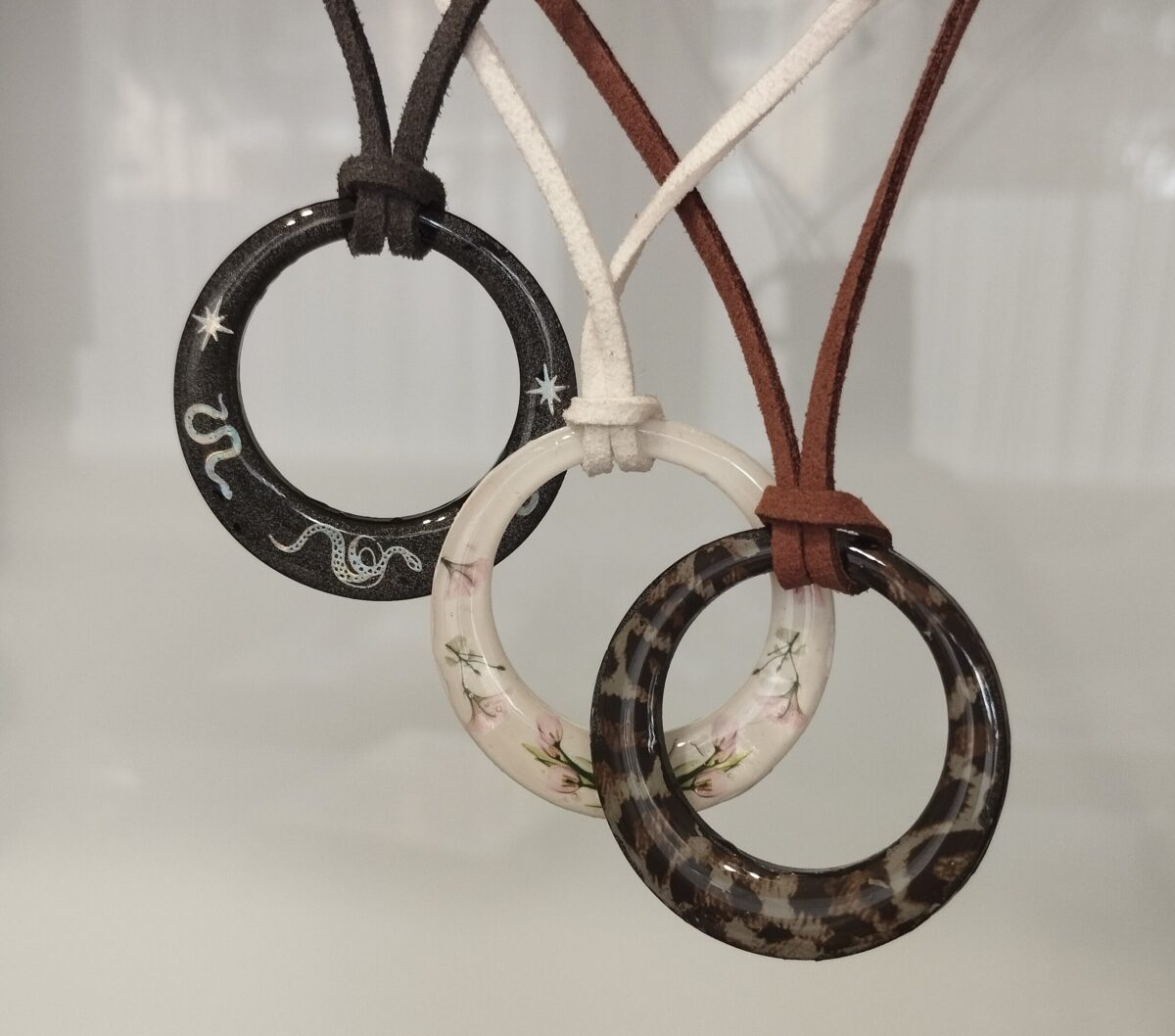 Leopárd, kígyó vagy virág mintás karika - Image 2