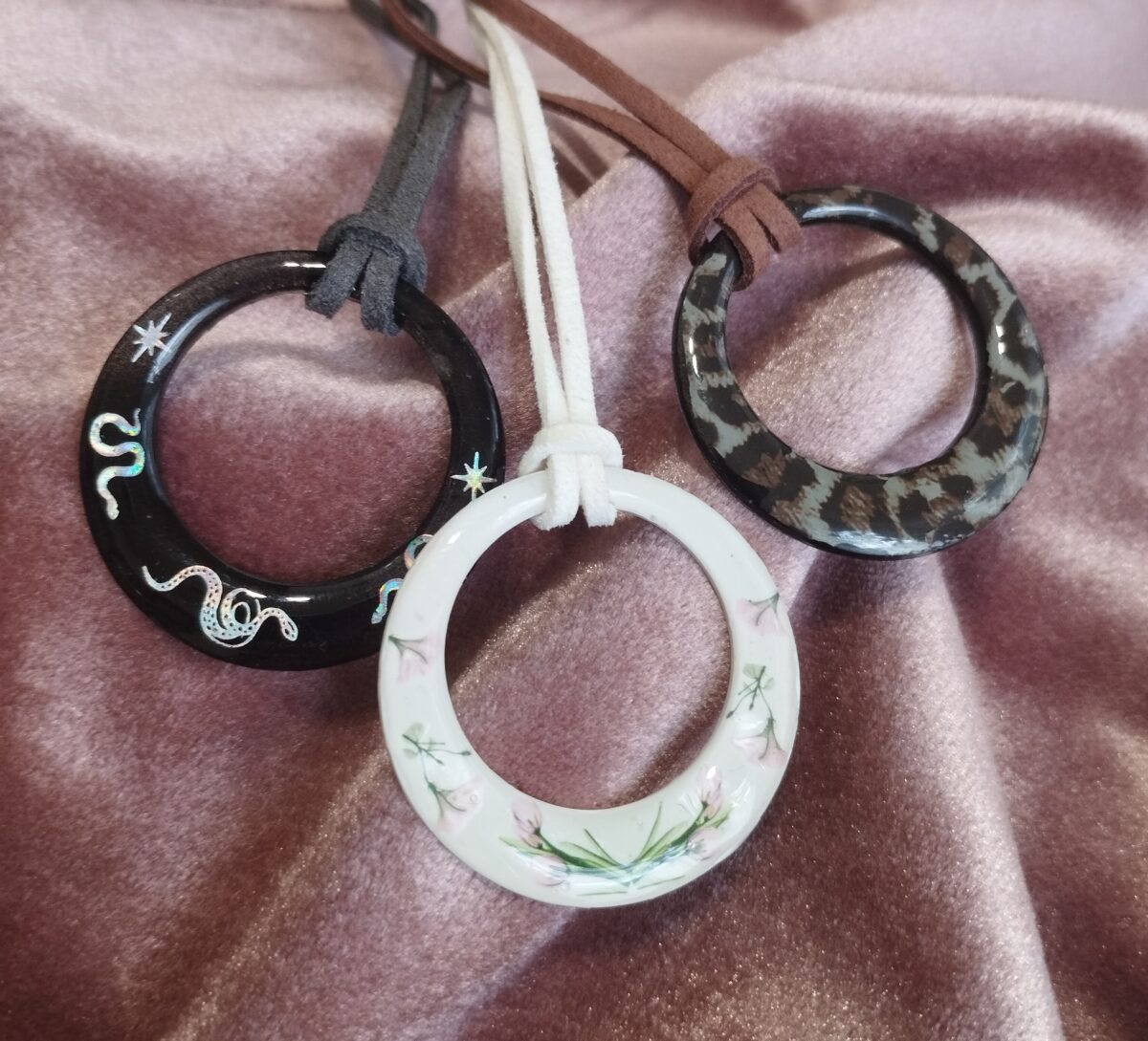 Leopárd, kígyó vagy virág mintás karika - Image 7