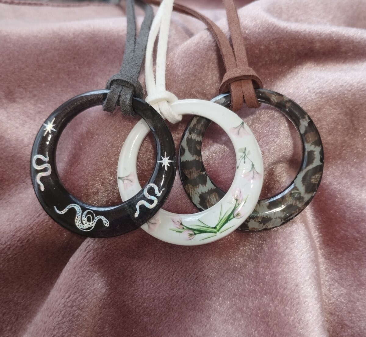 Leopárd, kígyó vagy virág mintás karika - Image 5