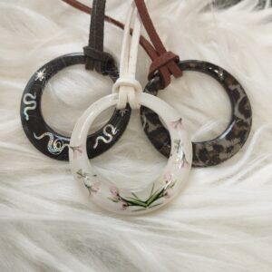 Leopárd, kígyó vagy virág mintás karika